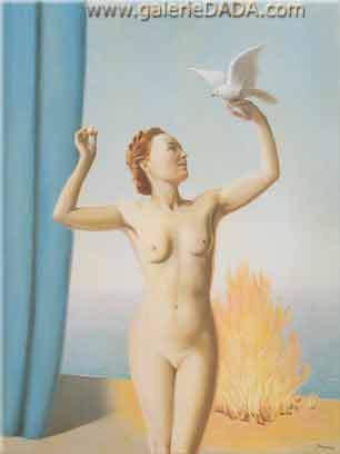 Rene Magritte La compensation reproduction-de-tableau