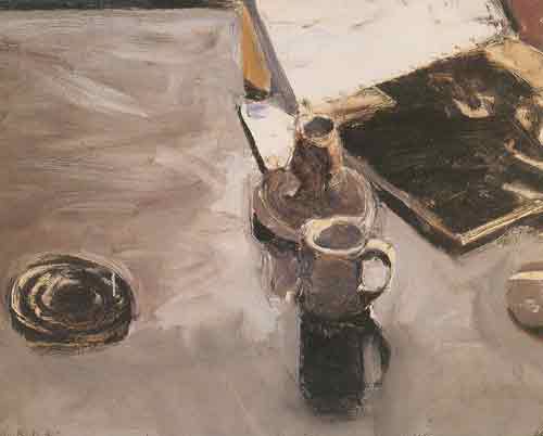 Richard Diebenkorn Nature morte avec lettre reproduction-de-tableau