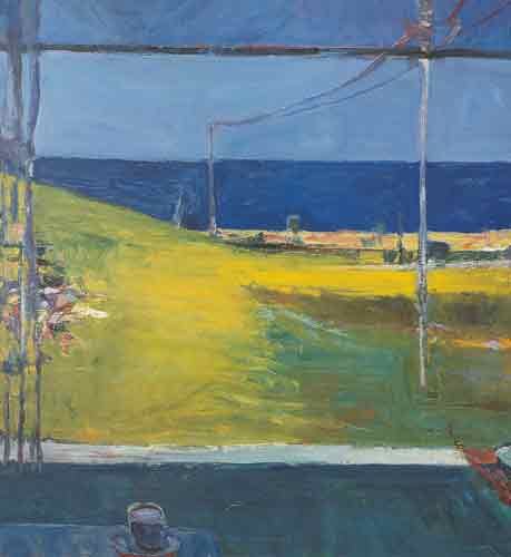 Richard Diebenkorn Vue d'horizon sur l'océan reproduction-de-tableau