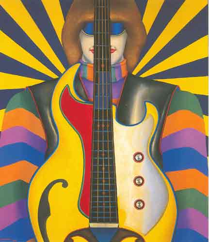 Richard Lindner Rock-rock reproduction-de-tableau