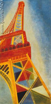 Robert & Sonia Delaunay Tour Eiffel reproduction-de-tableau