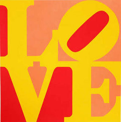 Robert Indiana L'amour reproduction-de-tableau