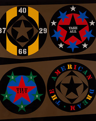 Robert Indiana Rêve américain reproduction-de-tableau