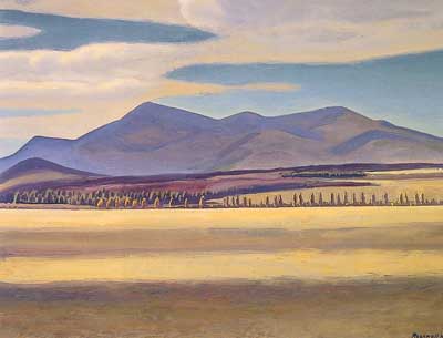 Rockwell Kent Mont Whiteface Asgaard reproduction-de-tableau