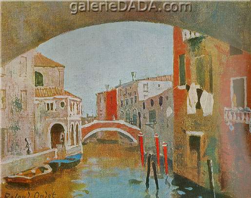 Roland Oudot Venise reproduction-de-tableau