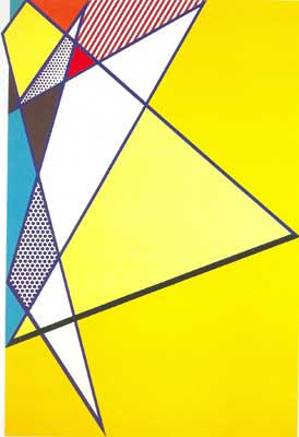 Roy Lichtenstein Peinture imparfaite reproduction-de-tableau