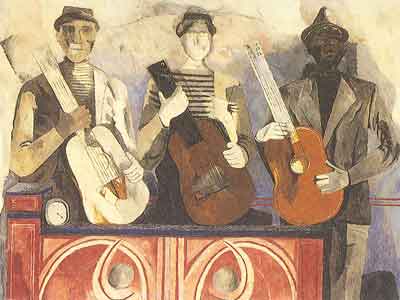 Rufino Tamayo Les musiciens reproduction-de-tableau