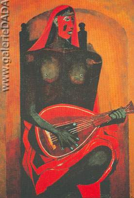 Rufino Tamayo Masque rouge reproduction-de-tableau