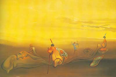 Salvador Dali Crânes doux avec des œufs frits reproduction-de-tableau