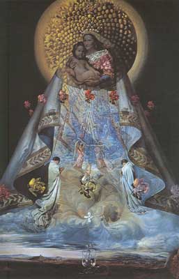 Salvador Dali La Vierge de Guadalupe reproduction-de-tableau