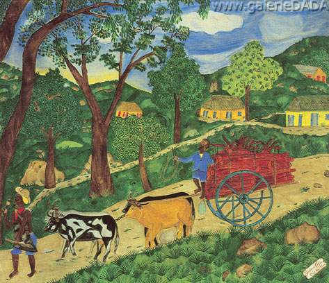 Seneque Obin Paysage du pays reproduction-de-tableau