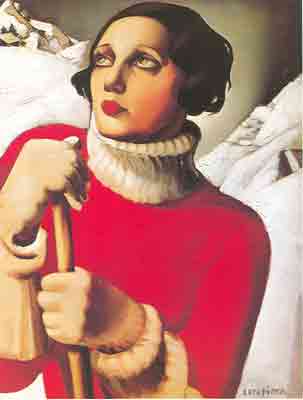 Tamara de Lempicka Saint-Morritz reproduction-de-tableau