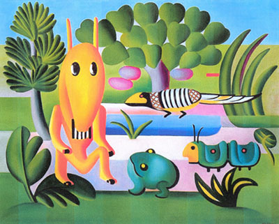 Tarsila do Amaral Un Cuca reproduction-de-tableau