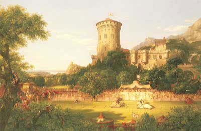 Thomas Cole Le passé reproduction-de-tableau