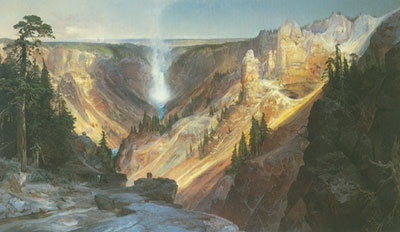 Thomas Moran Le grand Canyon du Yellowstone reproduction-de-tableau