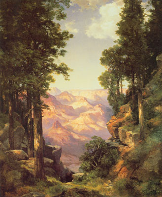 Thomas Moran Un aperçu du grand Canyon reproduction-de-tableau