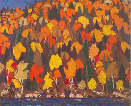 Tom Thomson Autumns Garland reproduction-de-tableau