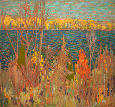 Tom Thomson L'automne doré reproduction-de-tableau