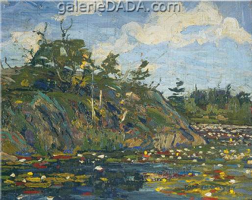 Tom Thomson L'étang Lily reproduction-de-tableau