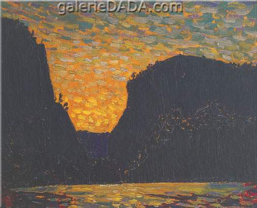 Tom Thomson Nuit des Gorges de Petawawa reproduction-de-tableau