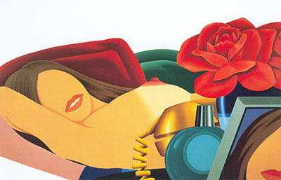 Tom Wesselmann Grand nu américain reproduction-de-tableau