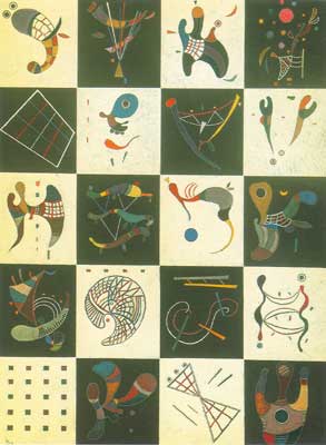 Vasilii Kandinsky 4x5 ' 20 reproduction-de-tableau