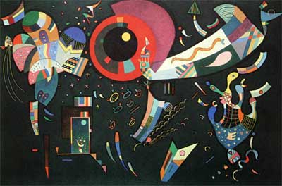 Vasilii Kandinsky Autour du cercle reproduction-de-tableau