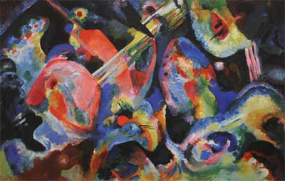 Vasilii Kandinsky Improvisation. Déluge reproduction-de-tableau