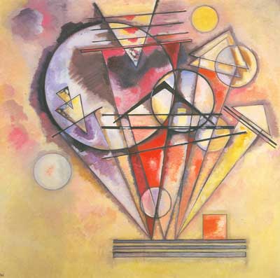 Vasilii Kandinsky Sur les points reproduction-de-tableau