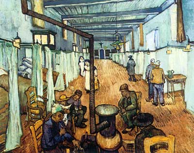 Vincent Van Gogh Dortoir à l'hôpital reproduction-de-tableau