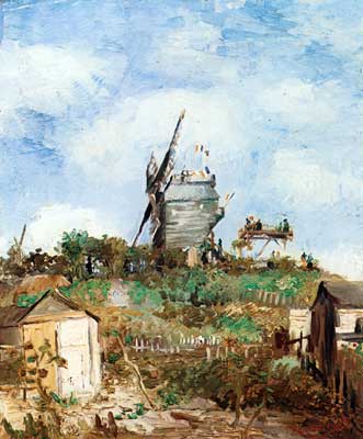 Vincent Van Gogh Le Moulin de Blute-Fin reproduction-de-tableau