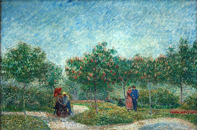 Vincent Van Gogh Le parc voyer d'Argenson à Asnières reproduction-de-tableau