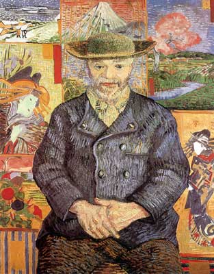 Vincent Van Gogh Portrait de pere Tanguy reproduction-de-tableau