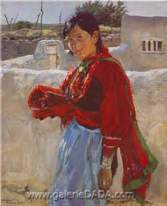 Walter Ufer Iselta reproduction-de-tableau