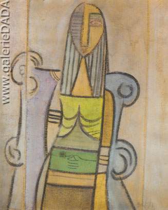 Wifredo Lam Sans titre reproduction-de-tableau