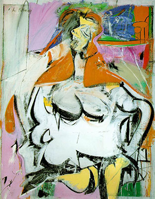 Willem De Kooning Femme II reproduction-de-tableau