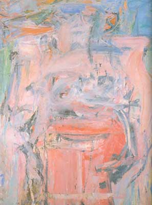 Willem De Kooning La femme comme paysage reproduction-de-tableau