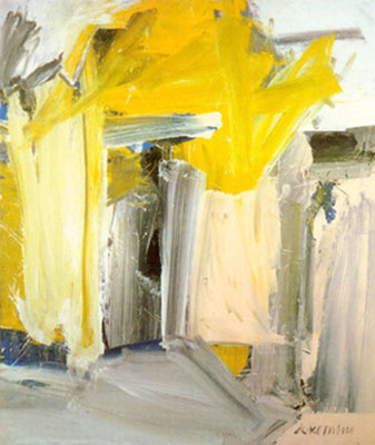 Willem De Kooning La porte de la rivière reproduction-de-tableau