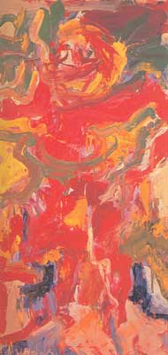 Willem De Kooning Red Man avec moustache reproduction-de-tableau