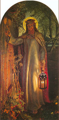 William Holman Hunt La lumière du monde reproduction-de-tableau