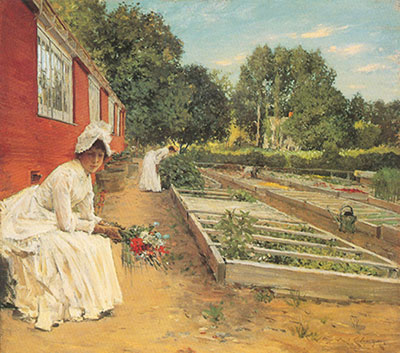 William Merritt Chase Le Nusery reproduction-de-tableau