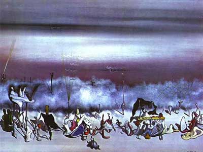 Yves Tanguy Ruban reproduction-de-tableau