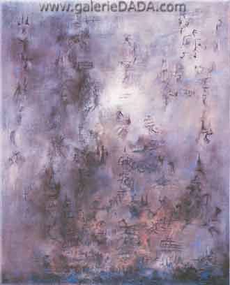 Zao Wou-Ki Pavillon ensoleillé reproduction-de-tableau