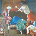 Balthasar Balthus Le fruit d'or reproduction de tableau