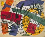 Fernand Leger La sortie pays reproduction de tableau