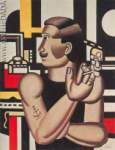 Fernand Leger Le mécanicien reproduction de tableau