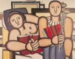 Fernand Leger Les lecteurs reproduction de tableau