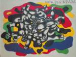 Fernand Leger Les plongeurs II reproduction de tableau