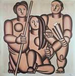 Fernand Leger Trois chiffres reproduction de tableau