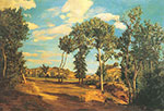 Frederic Bazille Les rives du lez reproduction de tableau